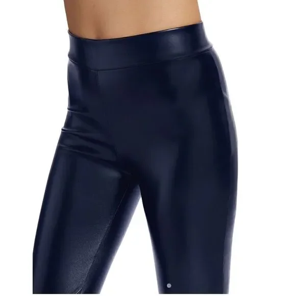 NWT Wolford Estella Faux Vegan Leggings Sz 12
